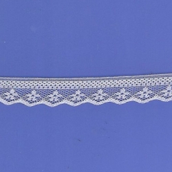 5 Yds  3/4"  White Lace     4396