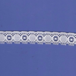 5 Yds  3/4"  White Lace  4653 