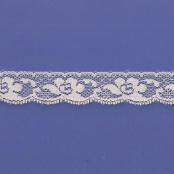 50 Yds 1"  Off White Lace 4784  