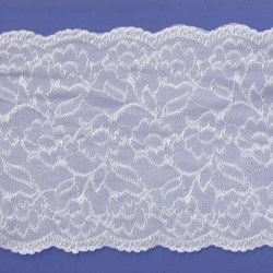5 Yds  7"  White Lace   4814 